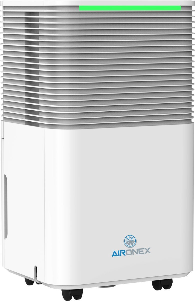 Aironex L012 Luchtontvochtiger - 2L Reservoir - Extreem Stil - 25 x 45 x 22 cm - Wit