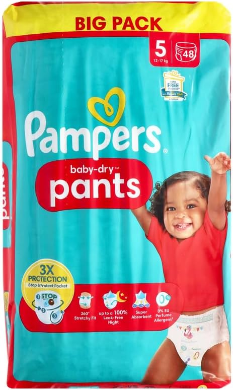 Pampers Luiers maat 5 junior, verpakking van 48 stuks