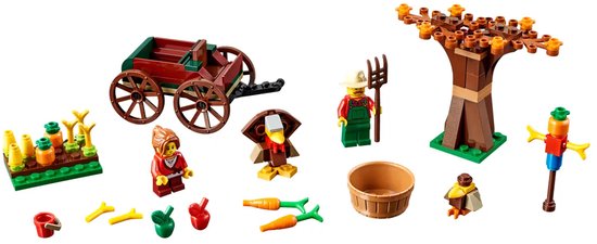 LEGO Classic Thanksgiving Harvest 40261, Bouwpakket, 7 jaar, Kunststof, 133 stuk(s)