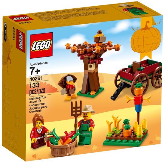 LEGO Classic Thanksgiving Harvest 40261, Bouwpakket, 7 jaar, Kunststof, 133 stuk(s)