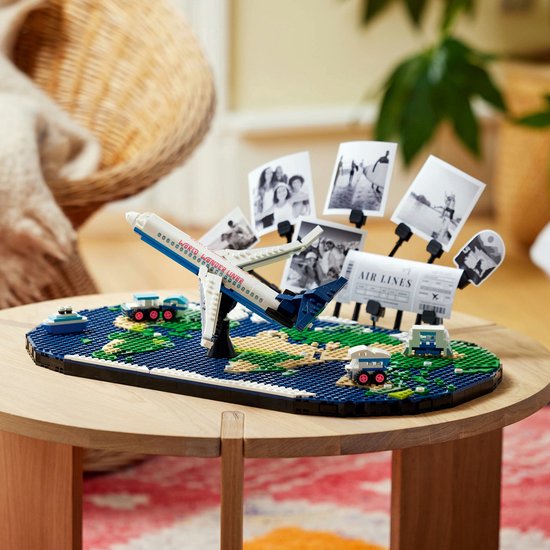 LEGO Vakantieherinneringen bouwset met wereldkaart - 41838