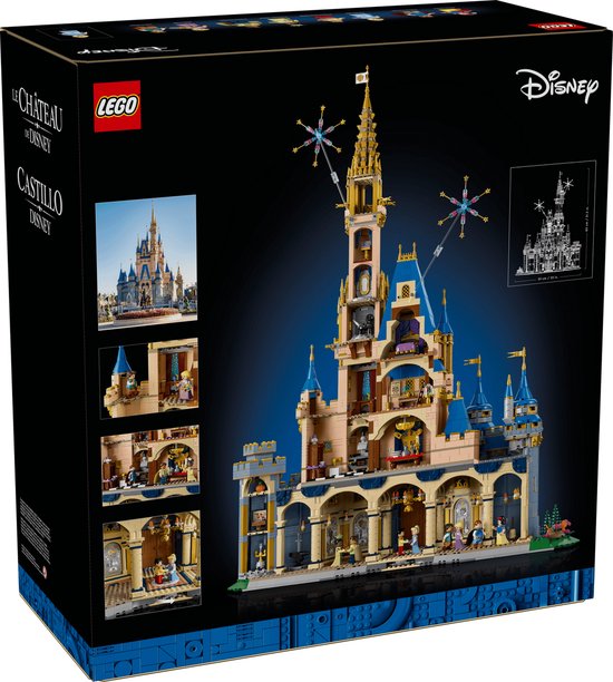 LEGO Disney Castle 43222, Bouwpakket, 18 jaar, Kunststof, 4837 stuk(s), 15,2 kg