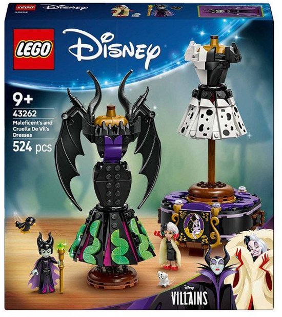 LEGO® Disney Villains - De jurken van Maleficent en Cruella De Vil - 43262