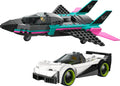 LEGO Straalvliegtuig vs. sportauto (60489)