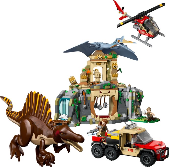 LEGO Spinosaurus en Quetzalcoatlus luchtmissie (76976)