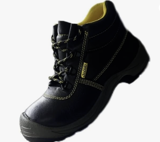 Veiligheidsschoenen/Werkschoenen Solido S3 heren met stalen neus, ederen werkschoen, stalen tussenzool maat 44